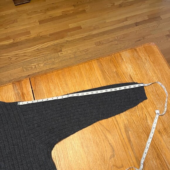 Peruvian Connection Men's XL 80% Baby Alpaca/20% Wool L/S Qtr Zip Sweater. Grey - Picture 6 of 8